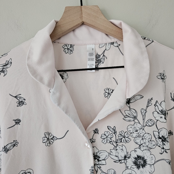 FN by Flora Nikrooz Women's Soft Satin Trim Notch Collar Pajama Set - Picture 6 of 15